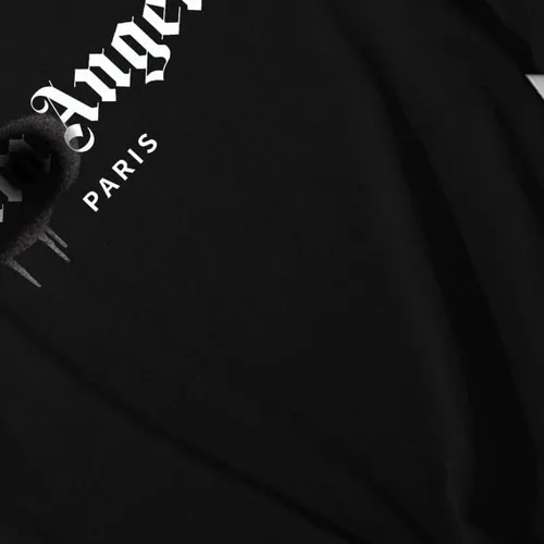 Vista 3 de Hip Hop Sports Fashion Casual Couple T-Shirt Cotton Short Sleeve All Printed Chopped Bear Paw Angel T-Shirt
