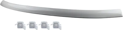 Vista 2 de Moldura de parabrisas exterior superior delantero para Toyota FJ Cruiser 2007-2014 con moldura lateral color blanco 75503-35061-A0