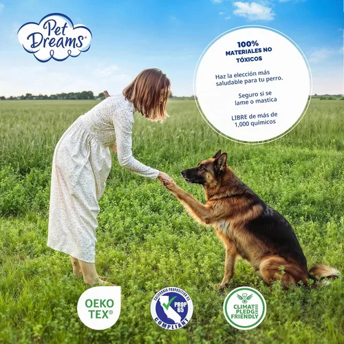 Vista 8 de Pet Dreams El juego de 3 piezas incluye funda para jaula de perro, alfombrilla para perro y almohadilla protectora. Ropa de cama lavable para Gris