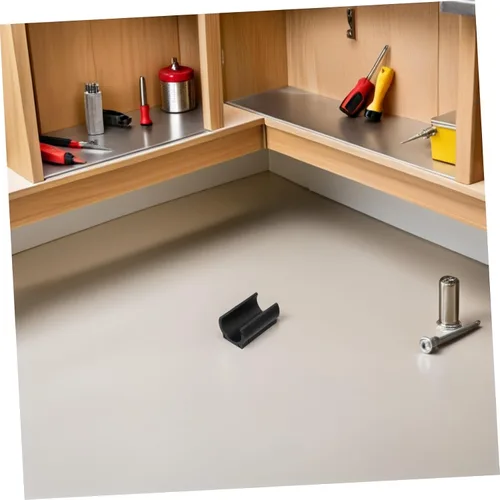 Vista 8 de Yardwe 25 unids plástico silla pie en forma de U deslizamiento de piso tapas de tubería cubierta de U - forma de U tapas silla pie piso cubierta
