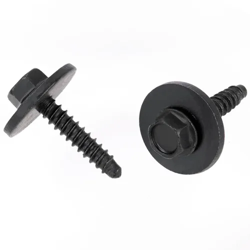 Vista 2 de 20 piezas de tornillos para parachoques, protector de salpicaduras, soporte de revestimiento de aletas W716345-S450B para Ford Edge Escape Explorer
