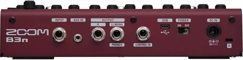 Vista 3 de Zoom B3n - Pedal de procesador multiefectos para guitarra de bajo, con más de 60 efectos incorporados, modelado de amplificador, efectos estéreo