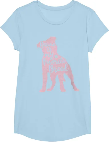 Vista 15 de Pitbull Rescue Is my Favorite Breed Dog Pit Bull Mama - Camiseta, Negro, S