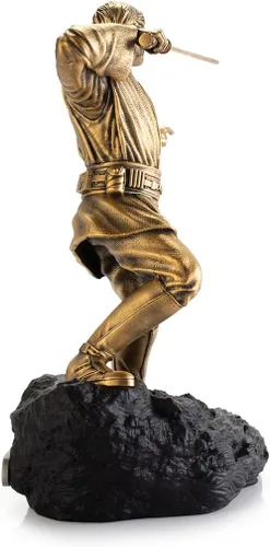 Vista 4 de Royal Selangor Estatua de OBI-Wan de edición limitada de peltre, estatua de Star Wars con licencia