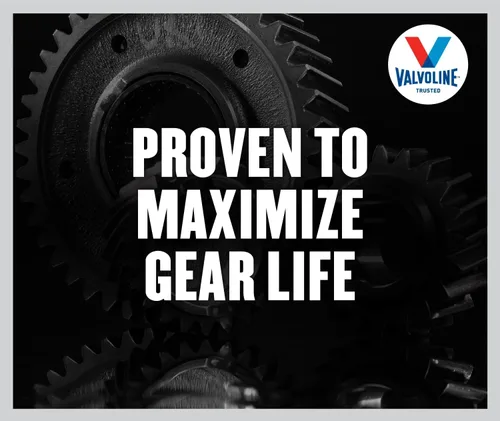 Vista 7 de Valvoline SAE de alto rendimiento 85W-140, aceite de engranaje, cubeta de 5 gal