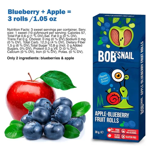 Vista 5 de BOB SNAIL Snacks de frutas saludables para adultos y niños