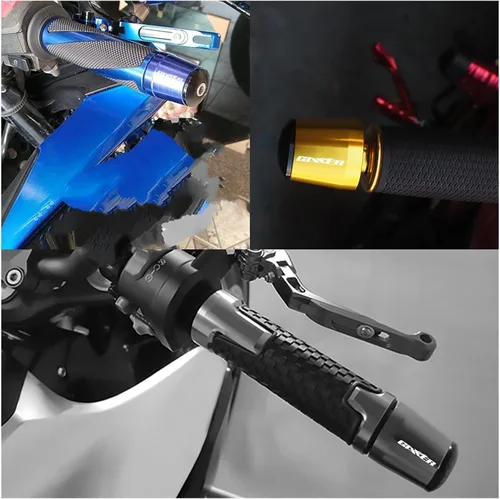 Vista 3 de Extremos de manillar de motocicleta de 7/8 pulgadas, 0.866 in, mango de aluminio CNC, tapas para Suzuki GIXXER SF250 SF 250 GIXXER150 155SF 2021