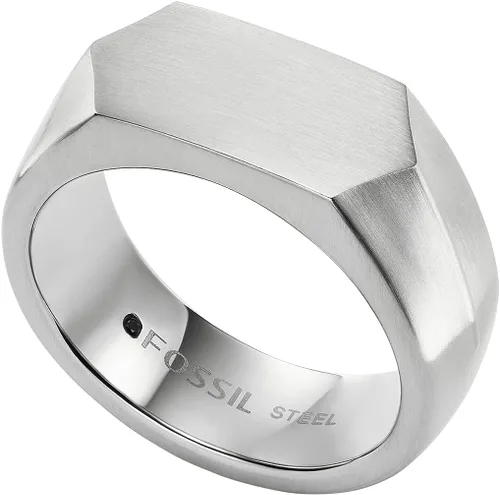 Vista 3 de Fossil Anillo de acero inoxidable para hombre