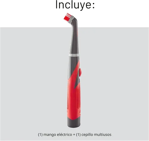 Vista 7 de Cepillo de limpieza Rubbermaid Reveal Power Scrubber con cabezal multiusos, cepillo de limpieza eléctrico inalámbrico con batería, resistente al