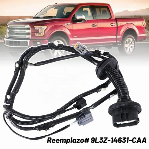 Vista 4 de Arnés de cableado de puente de puerta trasera compatible con Ford F150 Crew Cab 2009-2014 Lado del conductor LH Conjunto de cables de puente