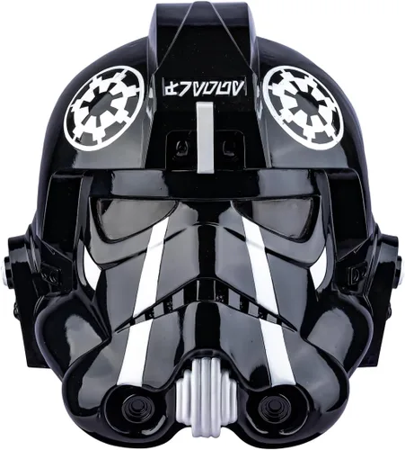 Vista 2 de Evere TIE Casco DeluxeMáscara de cabeza completa para cosplay accesorios de Halloween