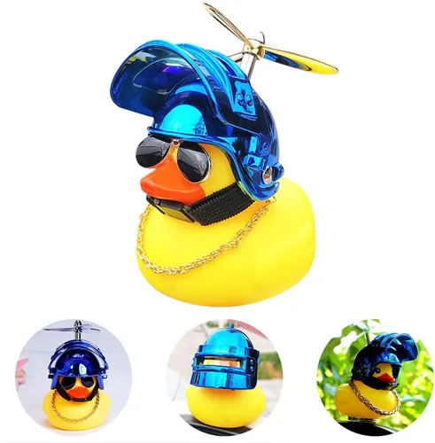 Vista 12 de wonuu - Adornos de goma para coche, diseño de pato, color amarillo
