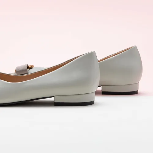 Vista 3 de C.Paravano Zapatos planos para mujer I Flat para mujer de cuero I puntiagudo I zapatos planos de ballet para mujer I Slip on Dressy Flats
