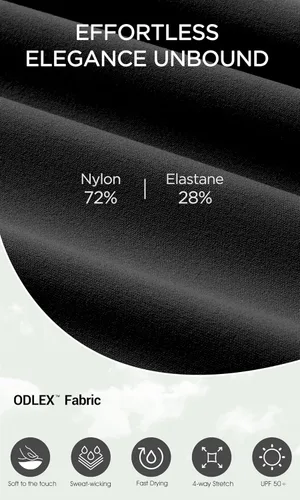 Vista 6 de ODODOS - Leggings tipo capri de mujer, no se traslucen y modelan el abdomen, con cintura alta y bolsillos para hacer yoga, atletismo, ejercicio