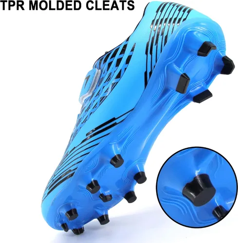 Vista 5 de Zapatos de fútbol para niños, zapatos de fútbol para niñas, zapatos de fútbol FGAG para interiores y exteriores, zapatos de entrenamiento para niños