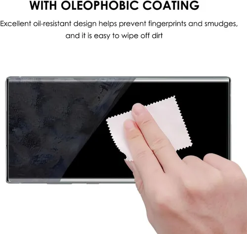 Vista 7 de Protector de pantalla para Galaxy Note 20 Ultra, vidrio templado UV [paquete de 3], cobertura completa de borde a borde, reparación de arañazos