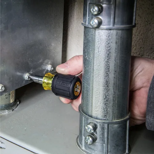 Vista 8 de Klein Tools 32500SDKIT Juego de destornilladores y tuercas multipuntas con asas de agarre acolchado, incluye controladores electrónicos rechonchos