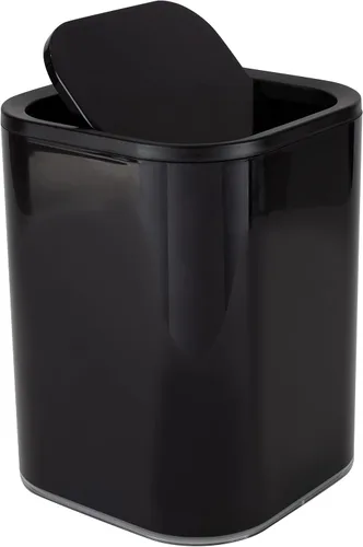 Vista 10 de Bath Bliss Juego de baño acrílico de 6 piezas Cepillo de inodoro Bote de basura Bomba de jabón Jabonera Vaso Soporte para cepillos