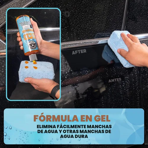 Vista 2 de Chemical Guys, Gel removedor de manchas de agua resistente para vidrio y pintura, 16 onzas