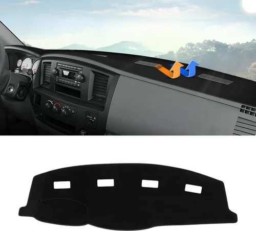 Vista 19 de Autorder Alfombrilla de cubierta de tablero para Toyota 4Runner 2003 2004 2005 2006 2007 2008 2009 Accesorios Cubierta de tablero de terciopelo