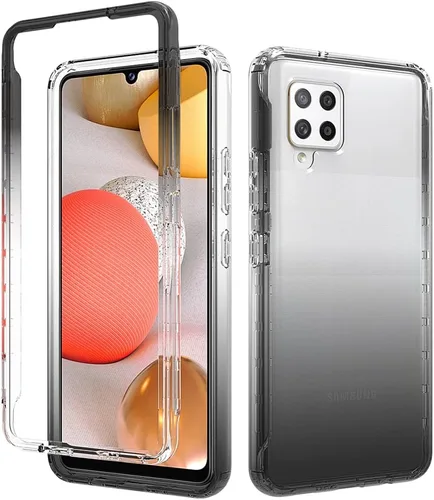 Vista 17 de Pzwoxukhov Funda para Xiaomi Poco M3 M2010J19CG M2010J19CI Caso, alta transparencia, color degradado, funda de absorción de impactos anticaída