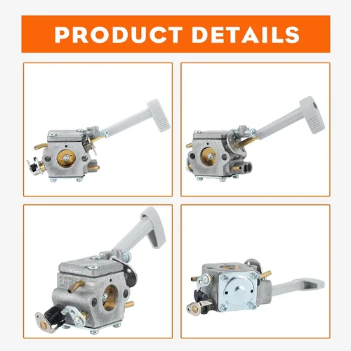 Vista 5 de Hipa Carburador BP42 para Ryobi RY08420 RY08420A RY42WB RY42BPEMC Mochila Soplador de hojas 308054093 900777005 308054079 Carb