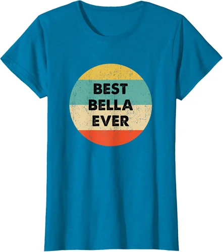 Vista 84 de Bella Name - Camiseta, Negro, S