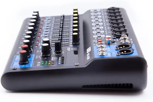 Vista 6 de EMB MX12BT 99 DSP Mezclador de audio de 12 canales Consola de mezcla MP3 escritorio de sonido con Bluetooth