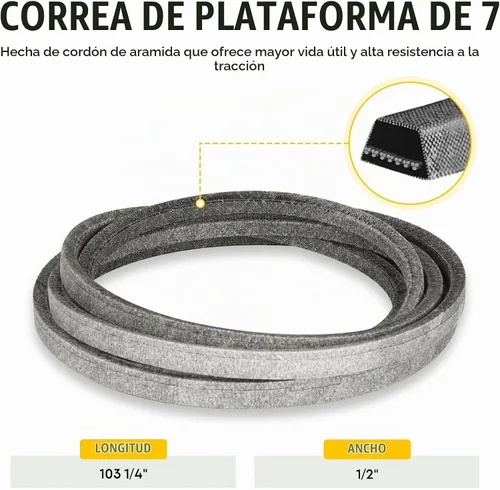Vista 6 de Kit de reconstrucción de cubierta de 46 pulgadas para Cub Cadet LTX1045 LTX1046 LTX1046VT, 2 husillos 618-04865 918-04865, 2 poleas 753-08171, 2