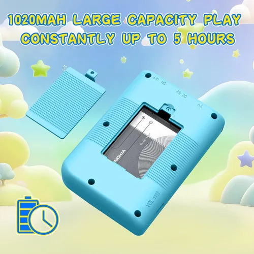Vista 6 de Retro Gaming Console, Built-in 400 Classic Retro Game Console, 3.0 Inch IPS Screen Retro Handheld Game Console, 1020mAh Rechargeable Battery