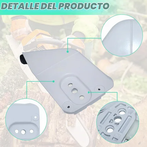 Vista 4 de Adefol Kit de cubierta de piñón de embrague para Stihl MS660 066 MS650 Pieza de repuesto con espigas de perro de tala Tuerca de barra colectora