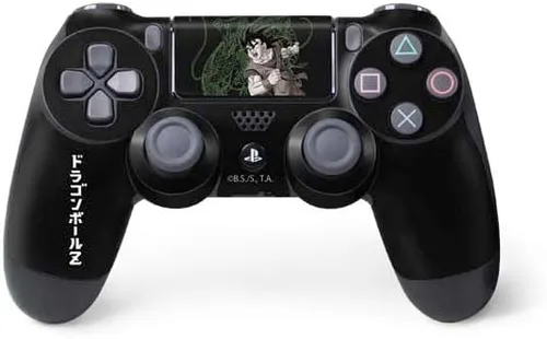 Vista 15 de Skinit Calcomanía para juegos compatible con el controlador de PS4, diseño oficial de Dragon Ball Z Red Ribbon Army Negro - DRGBLZ10