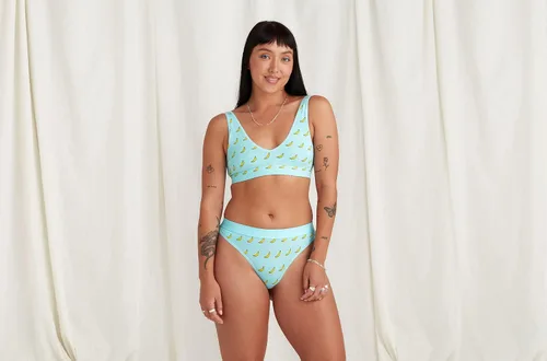 Vista 6 de MeUndies Tanga de algodón elástico para mujer - Bragas cómodas - Tela exclusiva de Tienda
