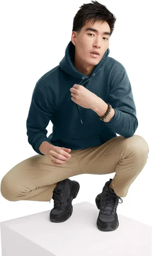 Vista 6 de Hanes EcoSmart Hoodie, Midweight Fleece, Pullover Hooded Sweatshirt for Men