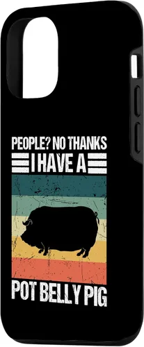 Vista 2 de iPhone 15 Pot Belly Pig Toys Food Supplies Pot Belly Pig Owner Case