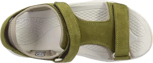 Vista 5 de KEEN Astoria West - Sandalias de cuña con correa en T para mujer