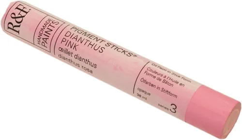 Vista 105 de R&F Handmade Paints - Pigmento profesional al óleo en barra, naranja lizarina, 6.4 fl oz