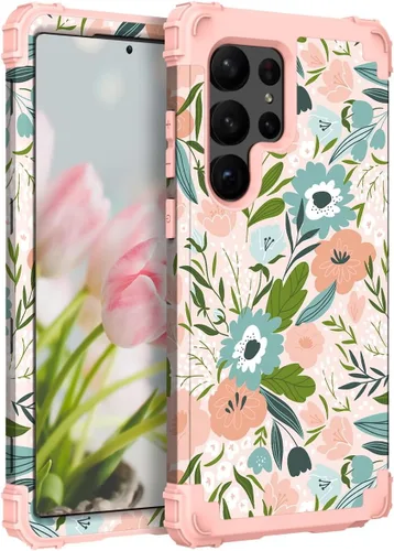 Vista 136 de Hocase Funda para Samsung Galaxy S26 Ultra, mandala beige