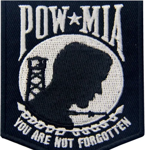 Vista 2 de POW MIA You are NOT Forgotten - Parche bordado para coser