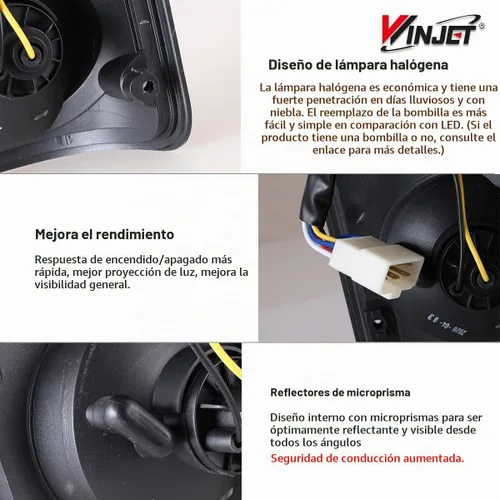 Vista 7 de Ensemble de luces traseras Winjet para camioneta Toyota Pickup 1989 1990 1991 1992 1993 1994 1995, lámparas traseras funcionales de repuesto