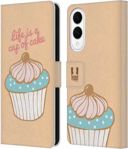 Vista 32 de Head Case Designs Assortment Cupcakes Happiness Leather Wallet Case Compatible with Samsung Galaxy A07 4G Surtido