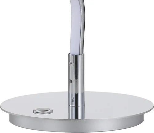 Vista 5 de JONATHAN Y Lámpara de mesa LED integrada regulable cromada de 19.75 pulgadas, lámpara de escritorio con sensor táctil de 3 vías para sala de estar