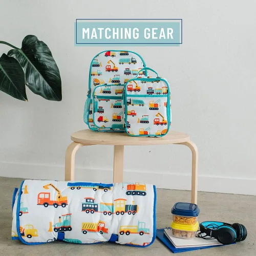 Vista 4 de Wildkin Day2Day - Mochila para niños y niñas mide 145 x 1075 x 375 pulgadas mochila para niños tamaño ideal para la escuela y mochilas de viaje