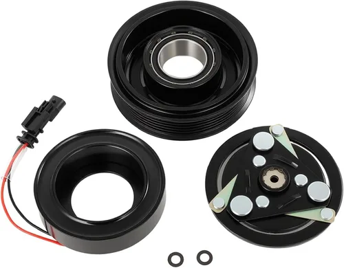Vista 24 de cciyu Embrague del compresor de aire acondicionado 1993-1997 para Ford E-350 Econoline 7.3L 1993-1997 para Ford E-350 Econoline Club Wagon 7.3L