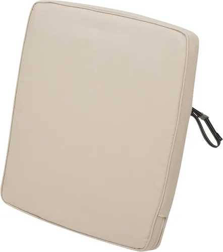 Vista 60 de Classic Accessories Ravenna - Cojín de asiento de patio resistente al agua de 21 x 19 x 5 pulgadas, verde azulado, cojín de sofá de dos plazas