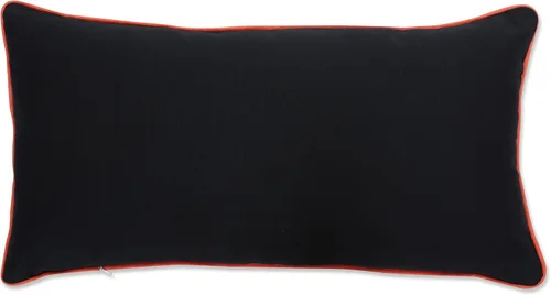 Vista 2 de Pillow Perfect Almohada lumbar de Halloween para interiores, 11.5 x 23 pulgadas, color negro