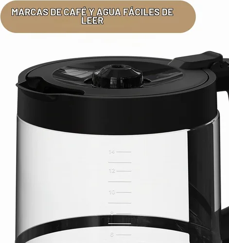 Vista 4 de 14 tazas DCM201 cafetera de repuesto compatible con Ninja DCM201, DCM201CP, DCM201BK programable XL 14 tazas PRO cafetera