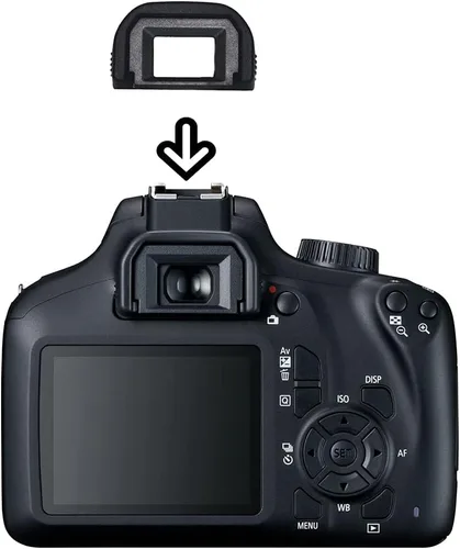 Vista 5 de T7 Eyecup Visor ocular para Canon EOS Rebel T8i T7 T7i T6i T6s T6 T5i T5 2000D 4000D SL3 SL2 SL1 (2 paquetes), reemplaza Canon EF