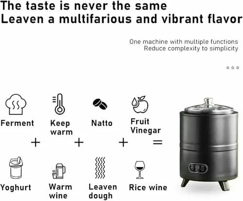Vista 6 de Fabricante comercial de yogur, máquina automática de fermentación de yogur, fermentador eléctrico para vinagre de frutas, yogur, natto, vino de arroz