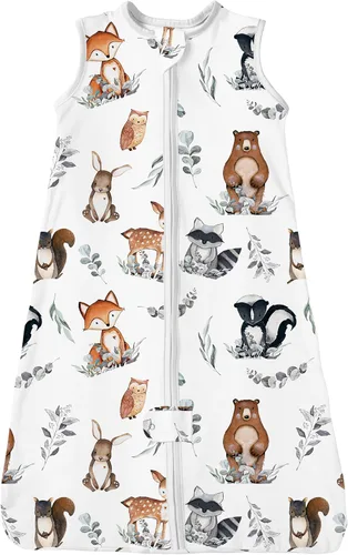 Vista 55 de TotAha Toddler Sleep Sack 2T-4T 0.5 TOG Wearable Blanket Sleeping Bag Safari de África